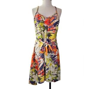 Jessica Simpson Vibrant Floral Spaghetti Strap Dress